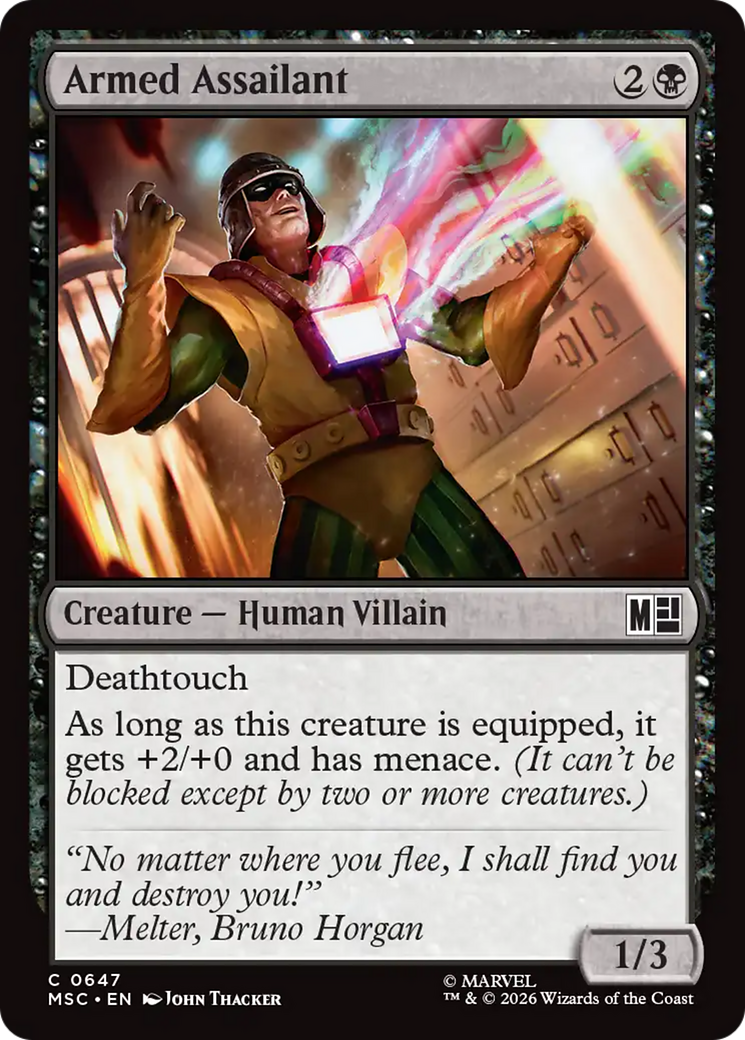 Armed Assailant [Marvel Super Heroes Commander] | Card Merchant Takapuna
