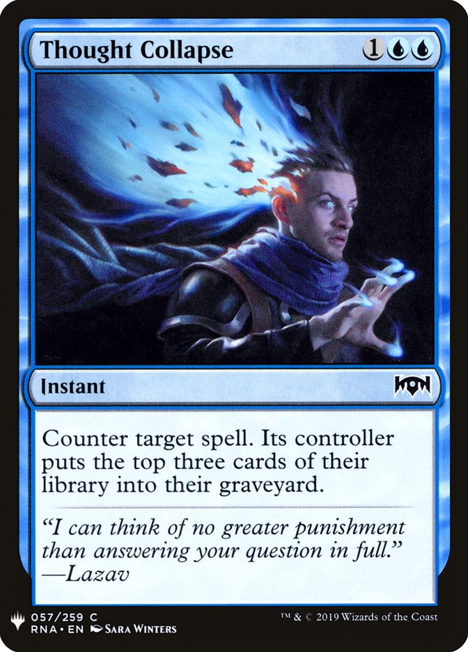 Thought Collapse [Mystery Booster] | Card Merchant Takapuna