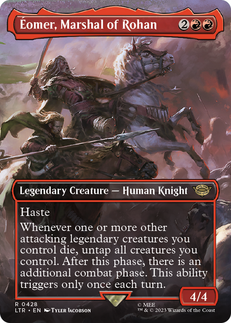 Eomer, Marshal of Rohan (Borderless Alternate Art) [The Lord of the Rings: Tales of Middle-Earth] | Card Merchant Takapuna