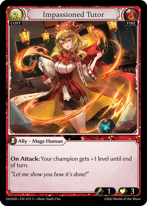 Impassioned Tutor (072) [Dawn of Ashes: Starter Decks] | Card Merchant Takapuna