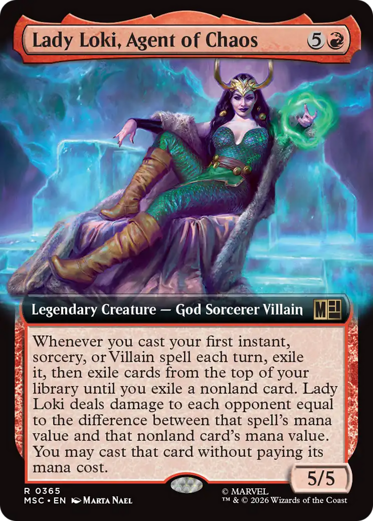 Lady Loki's Manifestation - Titan of Littjara (Extended Art) [Marvel Super Heroes Commander] | Card Merchant Takapuna