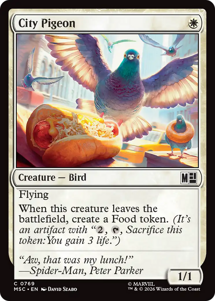 City Pigeon [Marvel Super Heroes Commander] | Card Merchant Takapuna