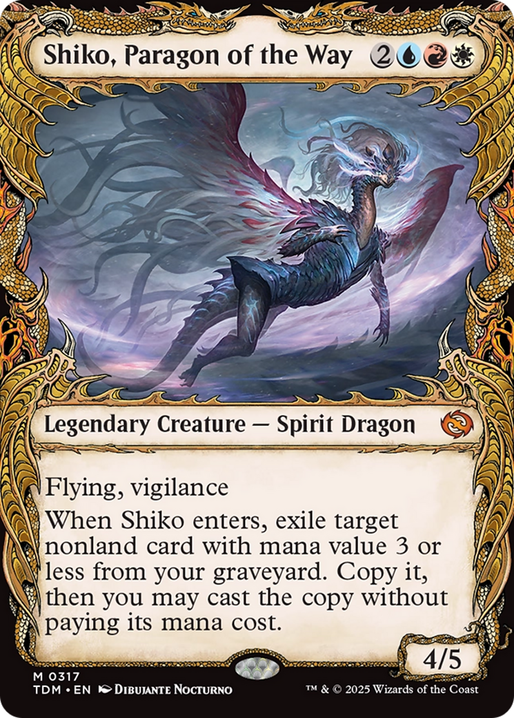 Shiko, Paragon of the Way (Showcase) [Tarkir: Dragonstorm] | Card Merchant Takapuna