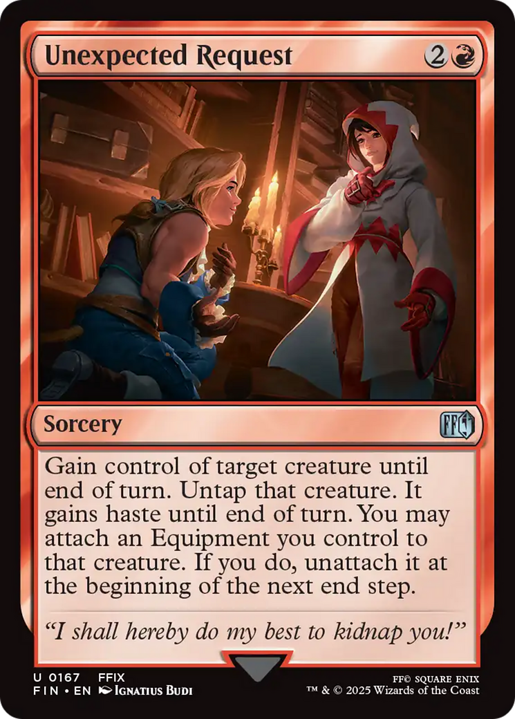 Unexpected Request [FINAL FANTASY] | Card Merchant Takapuna