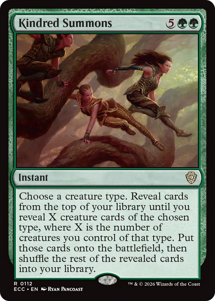 Kindred Summons [Lorwyn Eclipsed Commander] | Card Merchant Takapuna