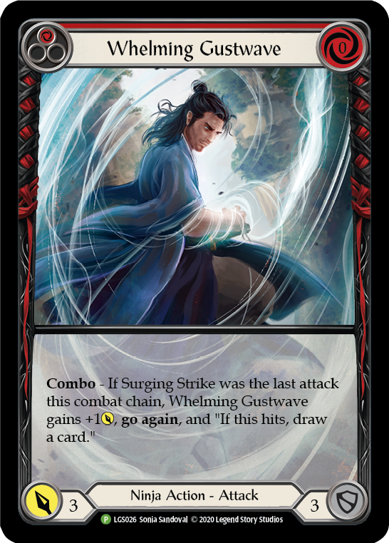 Whelming Gustwave (Red) [LGS026] (Promo)  Rainbow Foil | Card Merchant Takapuna