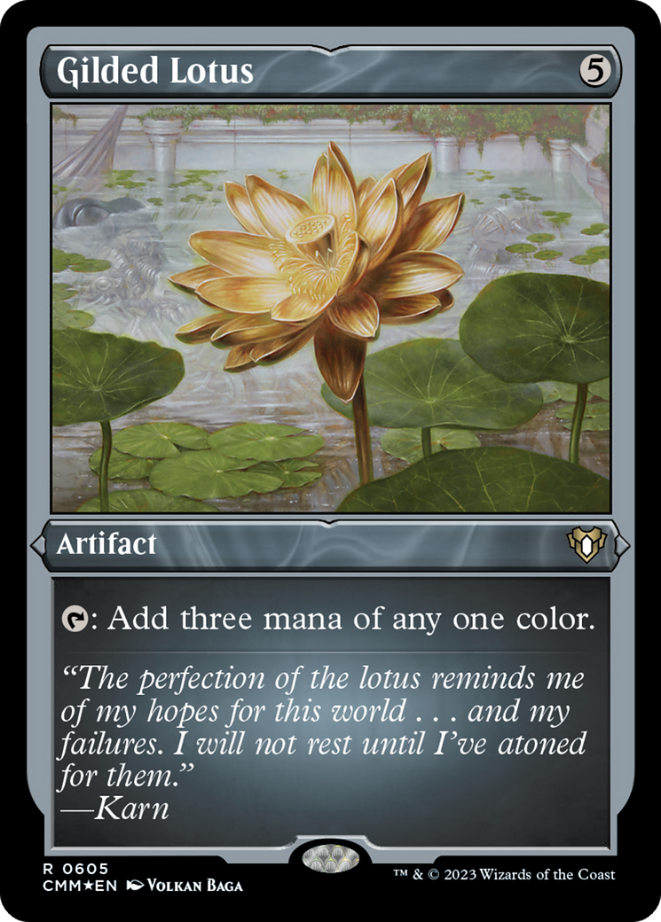 Gilded Lotus (Foil Etched) [Commander Masters] | Card Merchant Takapuna