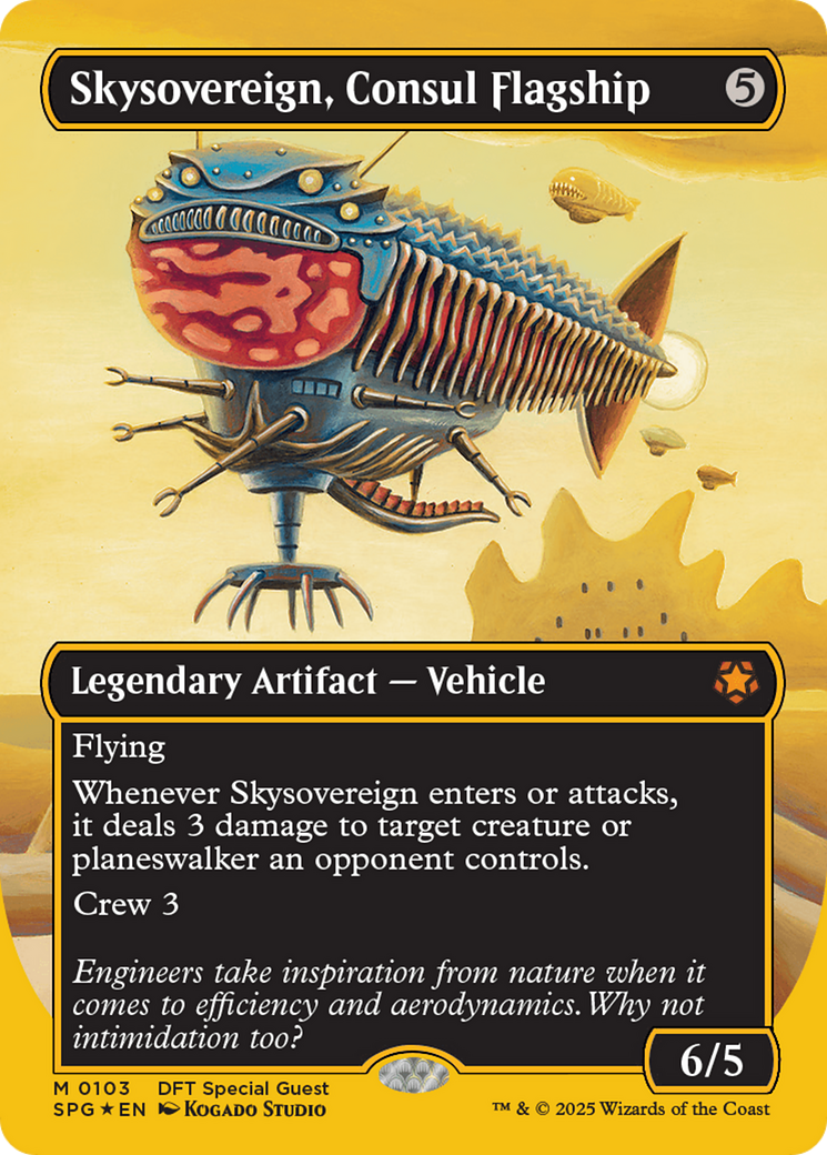 Skysovereign, Consul Flagship (First-Place Foil) [Aetherdrift Special Guests] | Card Merchant Takapuna