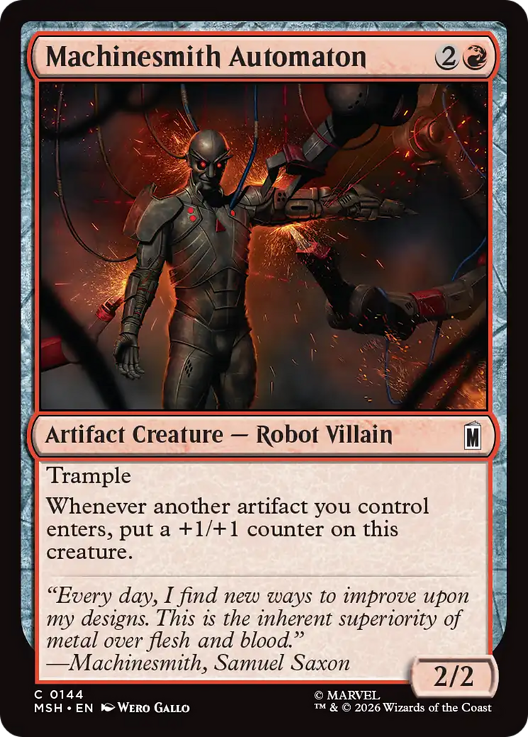 Machinesmith Automaton [Marvel Super Heroes] | Card Merchant Takapuna