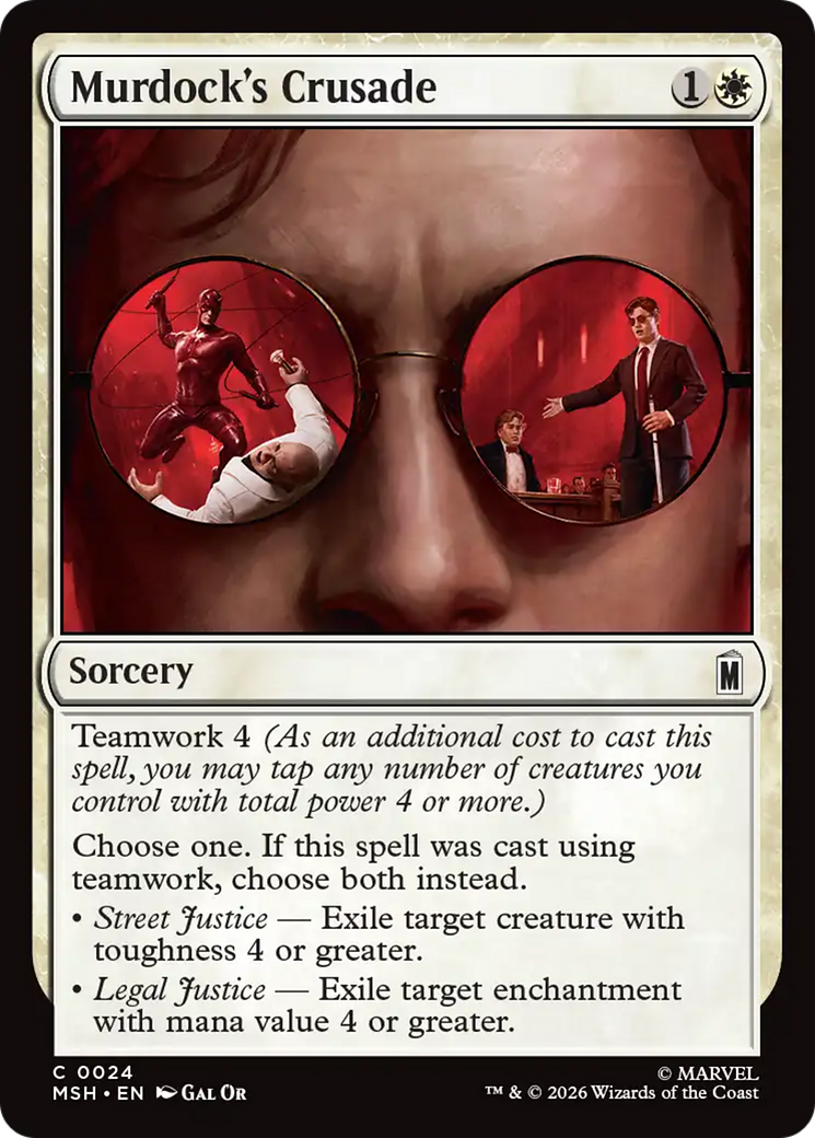 Murdock's Crusade [Marvel Super Heroes] | Card Merchant Takapuna