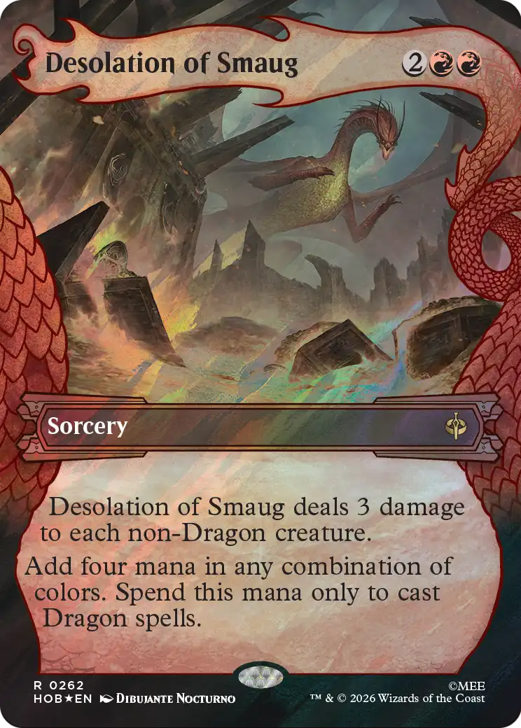 Desolation of Smaug (Showcase) (Surge Foil) [The Hobbit] | Card Merchant Takapuna