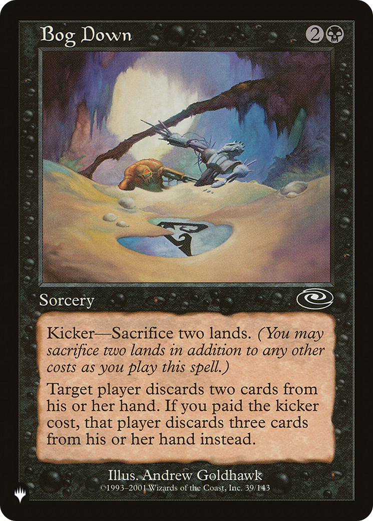 Bog Down [The List] | Card Merchant Takapuna