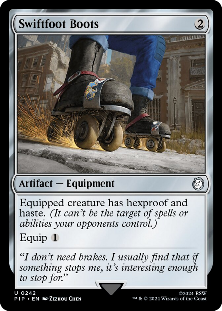 Swiftfoot Boots [Fallout] | Card Merchant Takapuna