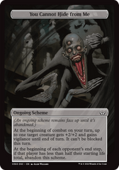 You Cannot Hide from Me (Full Art) [Duskmourn: Archenemy] | Card Merchant Takapuna