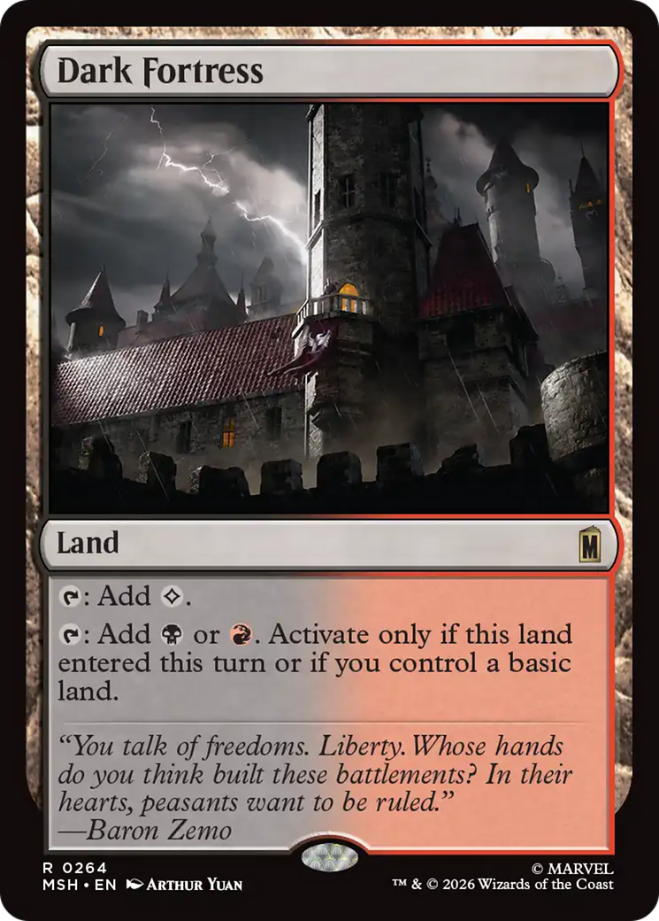 Dark Fortress [Marvel Super Heroes] | Card Merchant Takapuna