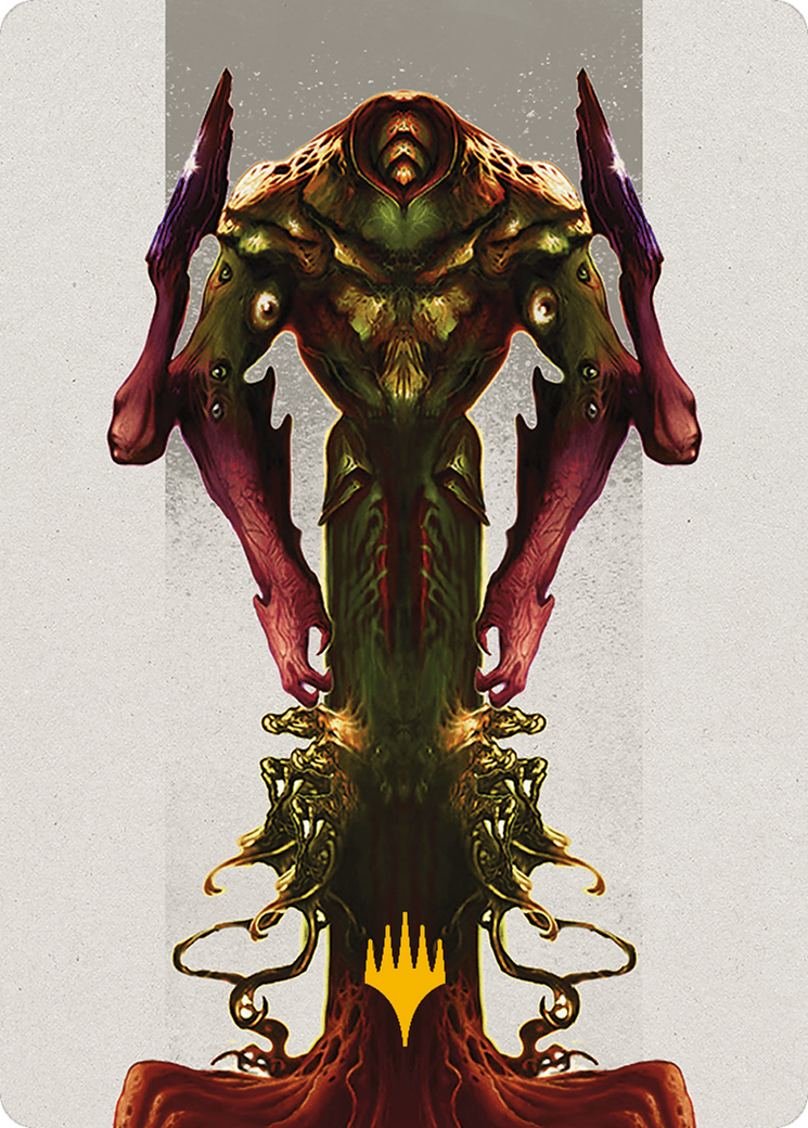 Kozilek, the Broken Reality Art Card (Gold-Stamped Planeswalker Symbol) [Modern Horizons 3 Art Series] | Card Merchant Takapuna