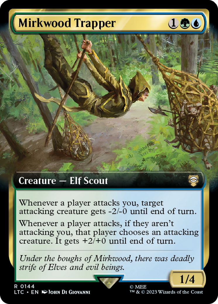 Mirkwood Trapper (Extended Art) [The Lord of the Rings: Tales of Middle-Earth Commander] | Card Merchant Takapuna
