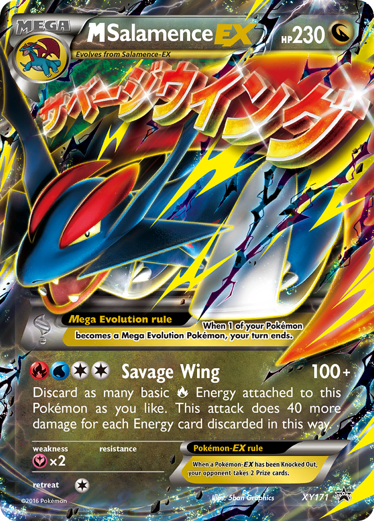 M Salamence EX (XY171) [XY: Black Star Promos] | Card Merchant Takapuna