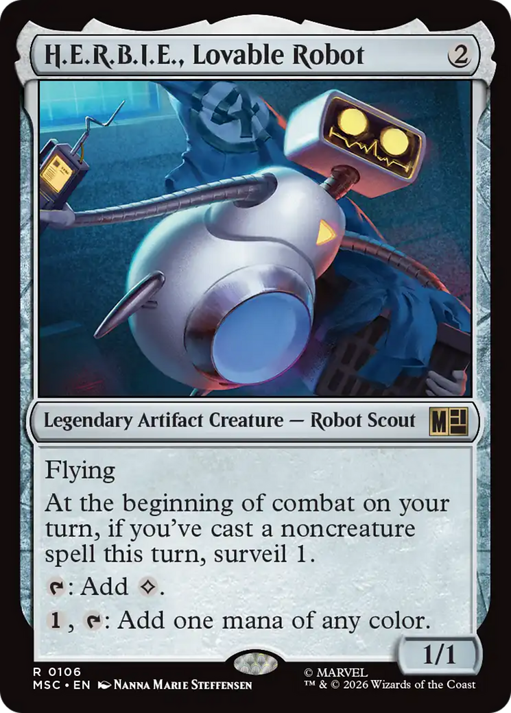 H.E.R.B.I.E., Lovable Robot [Marvel Super Heroes Commander] | Card Merchant Takapuna