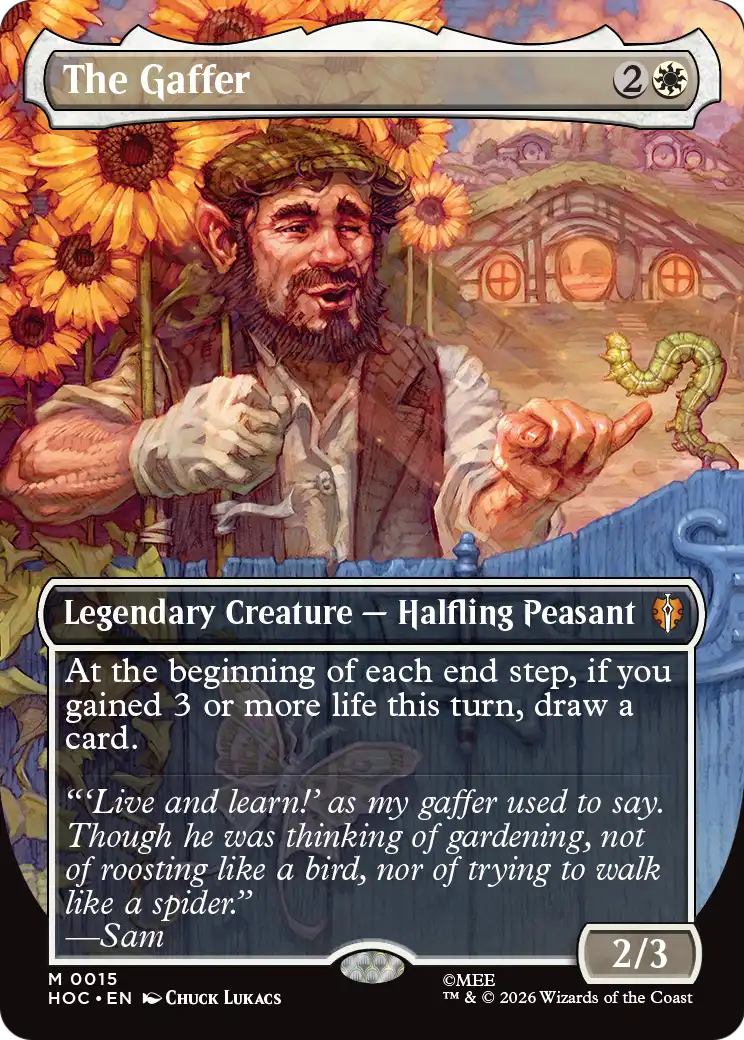 The Gaffer (Borderless) [The Hobbit: Eternal-Legal] | Card Merchant Takapuna