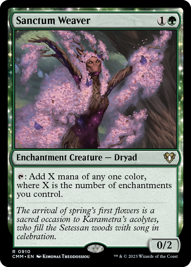 Sanctum Weaver [Commander Masters] | Card Merchant Takapuna