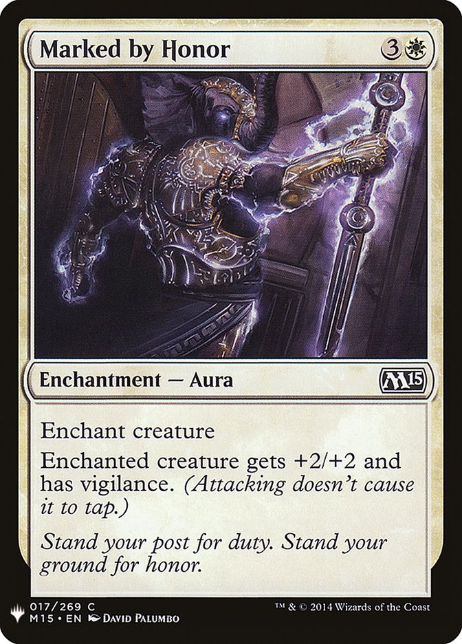 Marked by Honor [Mystery Booster] | Card Merchant Takapuna