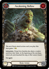 Awakening Bellow (Blue) [U-WTR034] (Welcome to Rathe Unlimited)  Unlimited Rainbow Foil | Card Merchant Takapuna