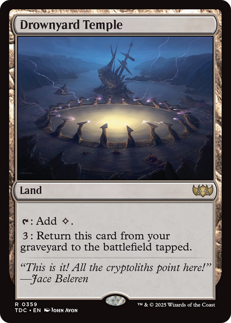 Drownyard Temple [Tarkir: Dragonstorm Commander] | Card Merchant Takapuna