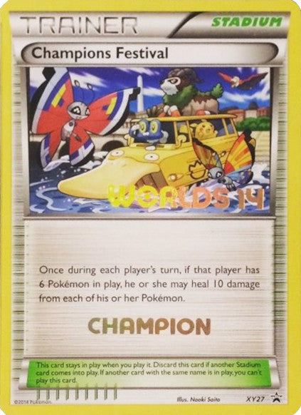 Champions Festival (XY27) (2014 Champion) [XY: Black Star Promos] | Card Merchant Takapuna