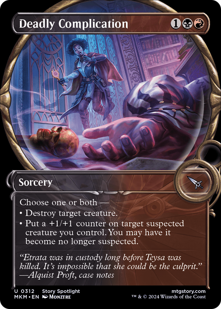 Deadly Complication (Showcase) [Murders at Karlov Manor] | Card Merchant Takapuna