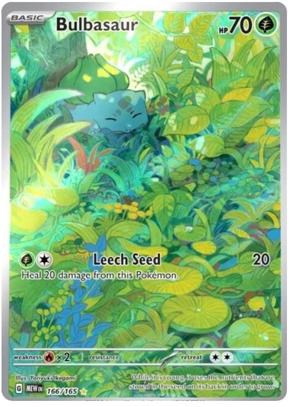 Bulbasaur (166/165) [Scarlet & Violet 151] | Card Merchant Takapuna