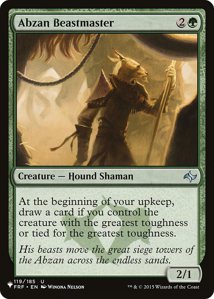 Abzan Beastmaster [The List] | Card Merchant Takapuna