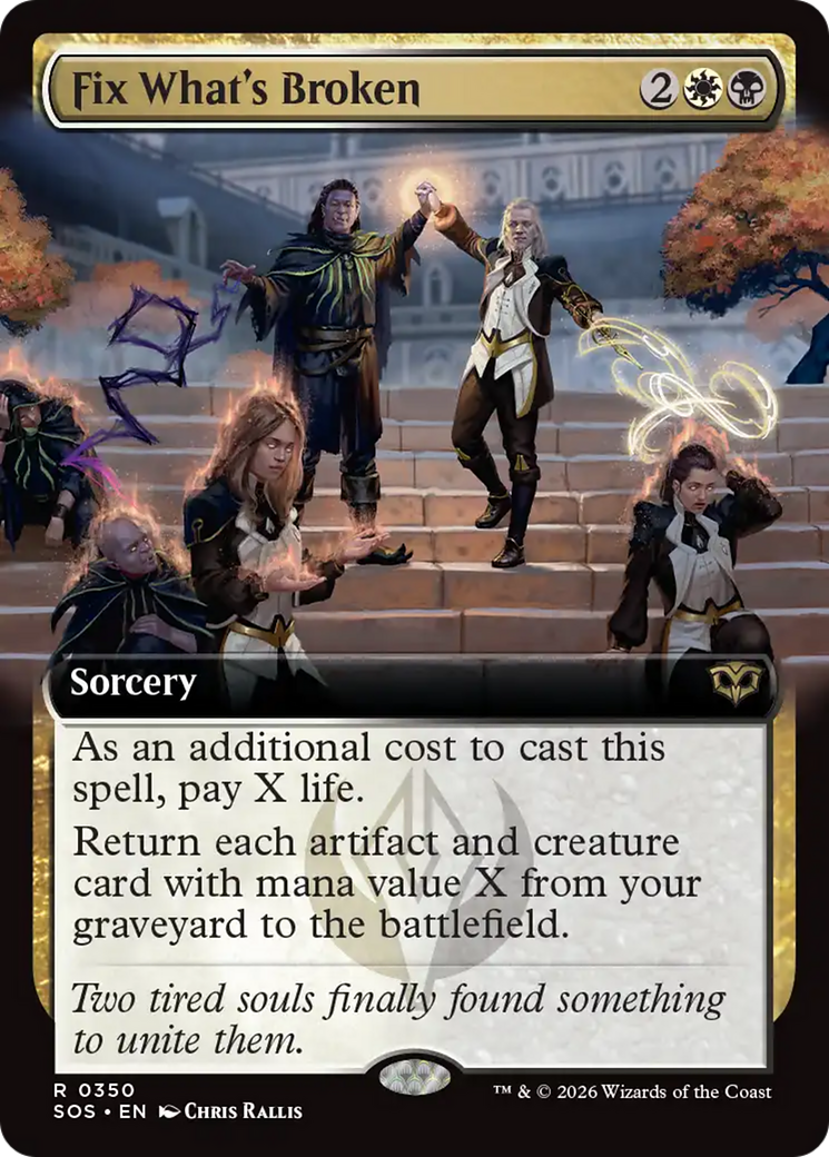 Fix What's Broken (Extended Art) [Secrets of Strixhaven] | Card Merchant Takapuna