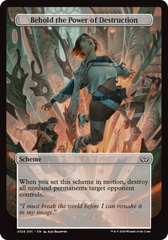 Behold the Power of Destruction (Full Art) [Duskmourn: Archenemy] | Card Merchant Takapuna