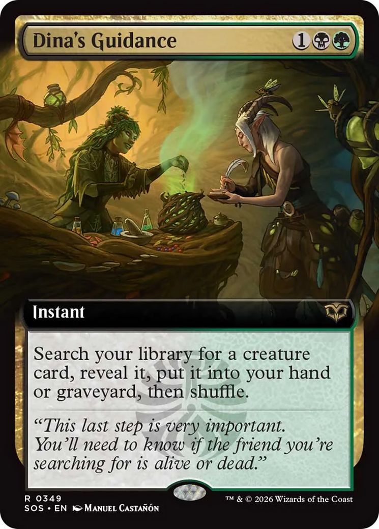 Dina's Guidance (Extended Art) [Secrets of Strixhaven] | Card Merchant Takapuna