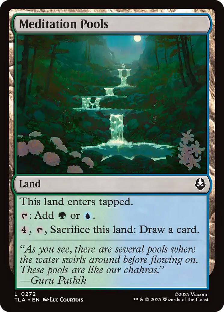 Meditation Pools [Avatar: The Last Airbender] | Card Merchant Takapuna