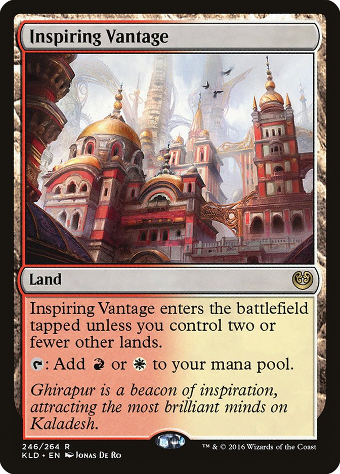 Inspiring Vantage [Kaladesh] | Card Merchant Takapuna