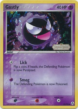 Gastly (52/92) (Stamped) [EX: Legend Maker] | Card Merchant Takapuna