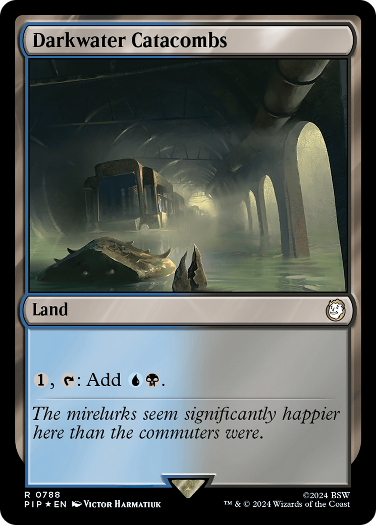 Darkwater Catacombs (Surge Foil) [Fallout] | Card Merchant Takapuna