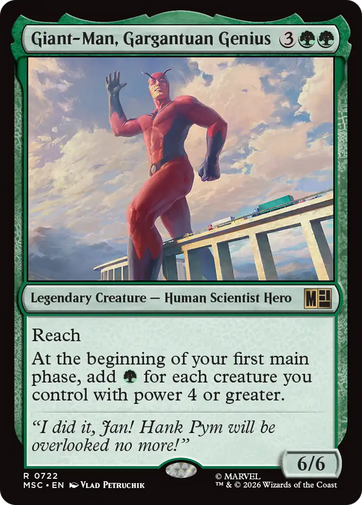Giant-Man, Gargantuan Genius [Marvel Super Heroes Commander] | Card Merchant Takapuna
