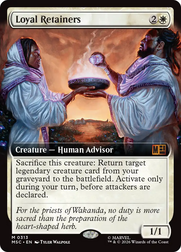 Loyal Retainers (Extended Art) [Marvel Super Heroes Commander] | Card Merchant Takapuna