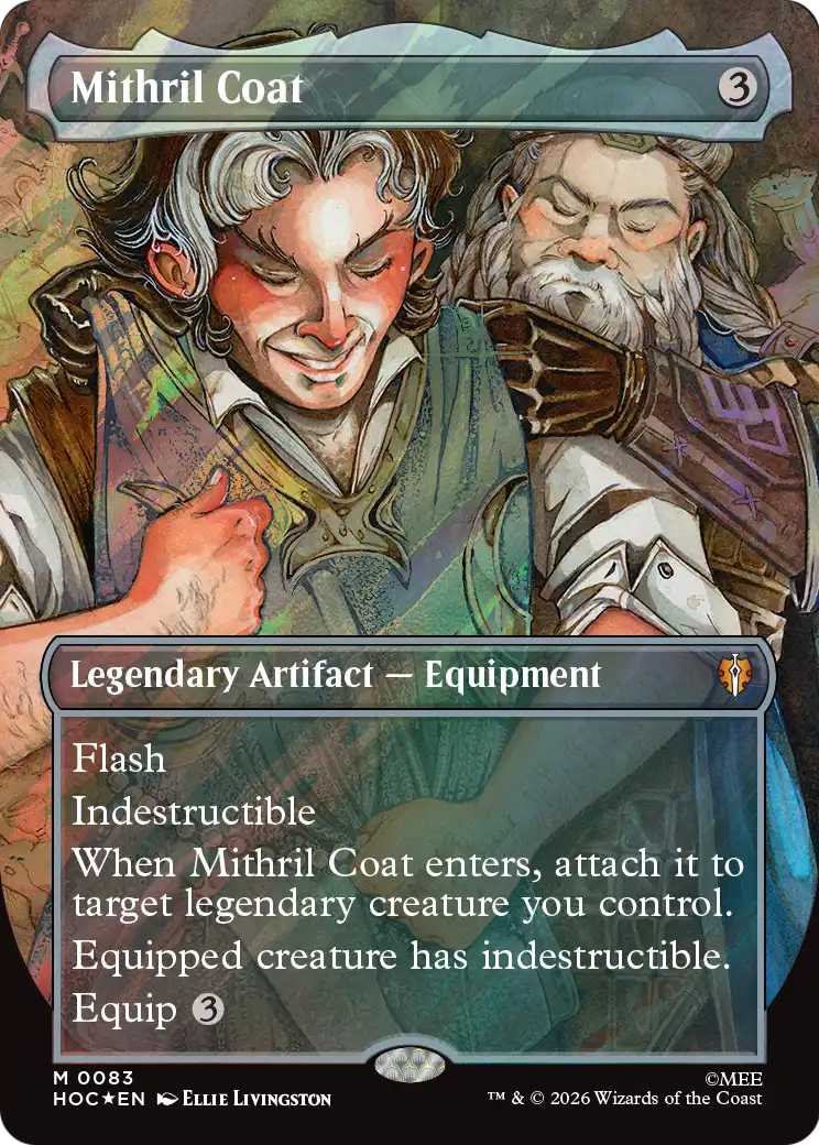 Mithril Coat (Borderless) (Surge Foil) [The Hobbit: Eternal-Legal] | Card Merchant Takapuna
