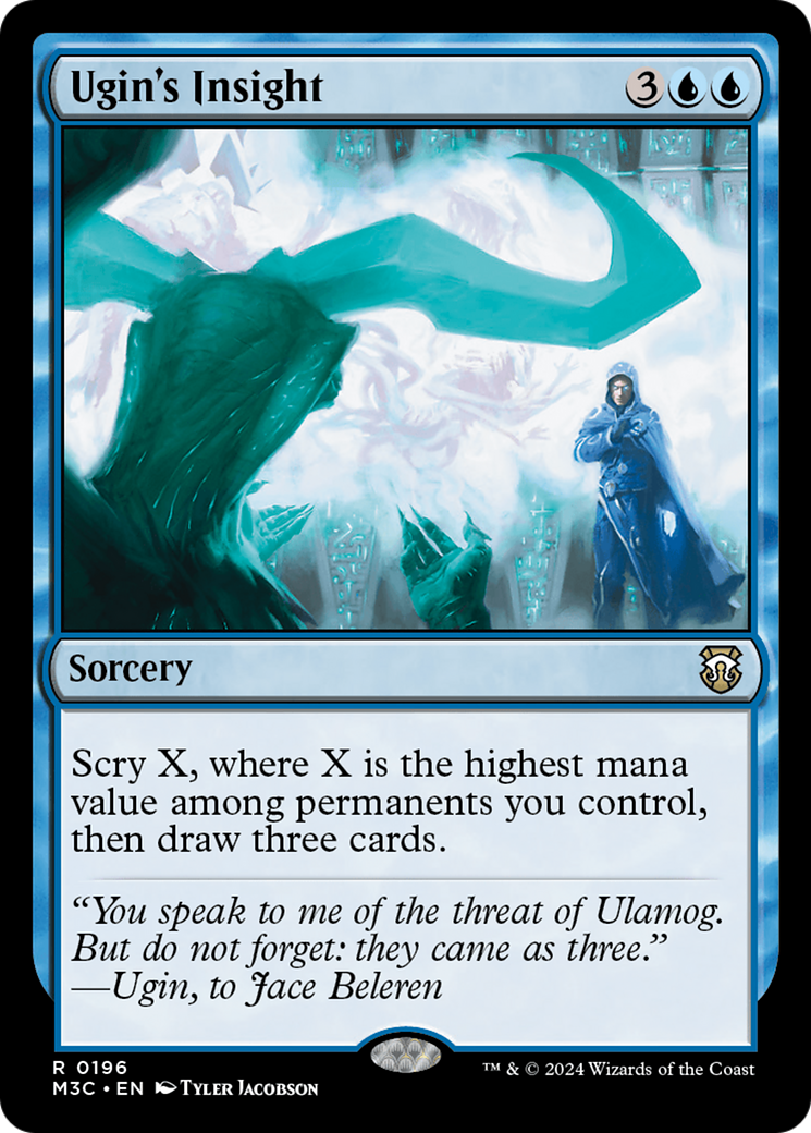 Ugin's Insight (Ripple Foil) [Modern Horizons 3 Commander] | Card Merchant Takapuna