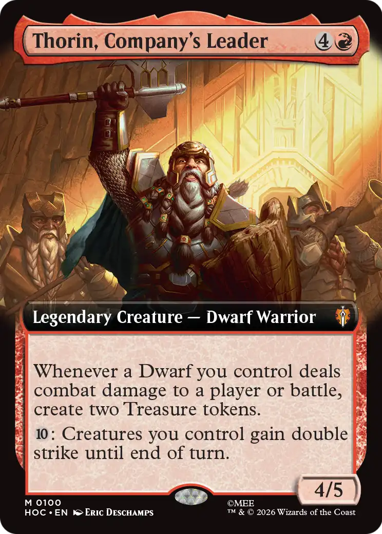 Thorin, Company's Leader (Extended Art) [The Hobbit: Eternal-Legal] | Card Merchant Takapuna
