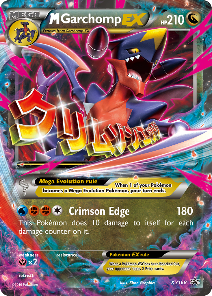 M Garchomp EX (XY168) [XY: Black Star Promos] | Card Merchant Takapuna