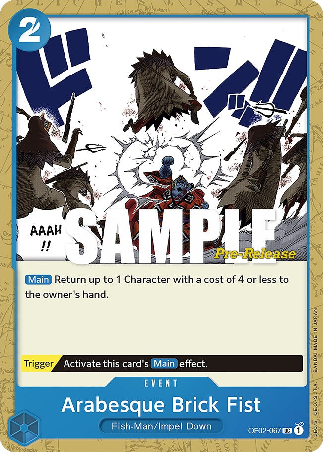 Arabesque Brick Fist [Paramount War Pre-Release Cards] | Card Merchant Takapuna