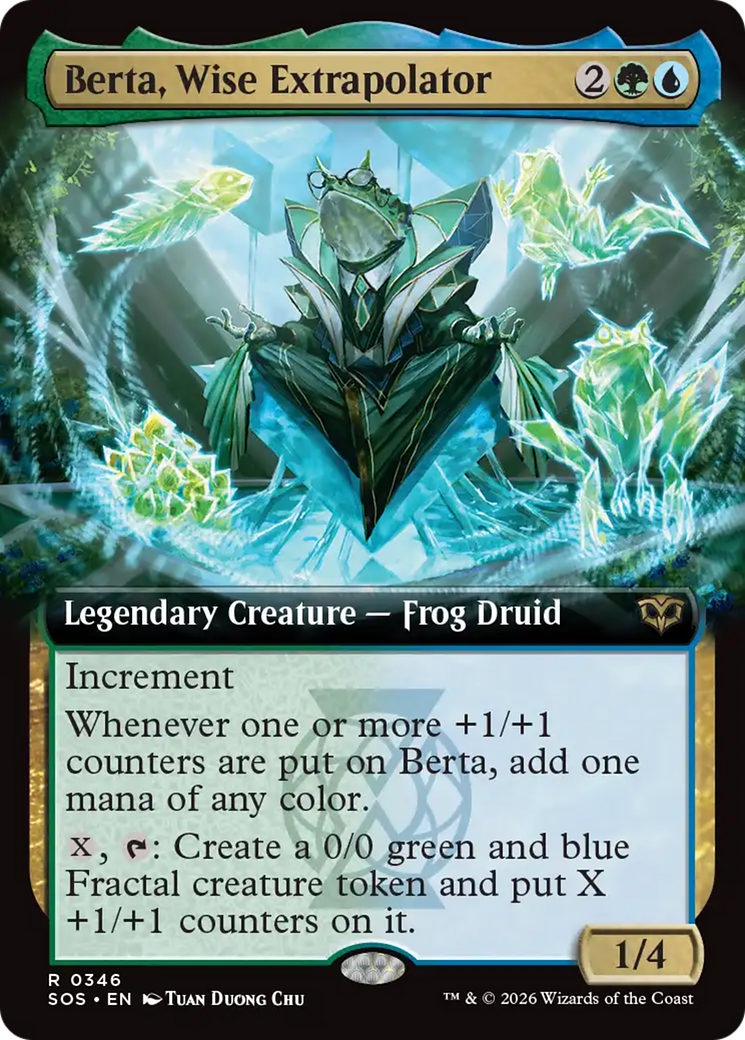 Berta, Wise Extrapolator (Extended Art) [Secrets of Strixhaven] | Card Merchant Takapuna