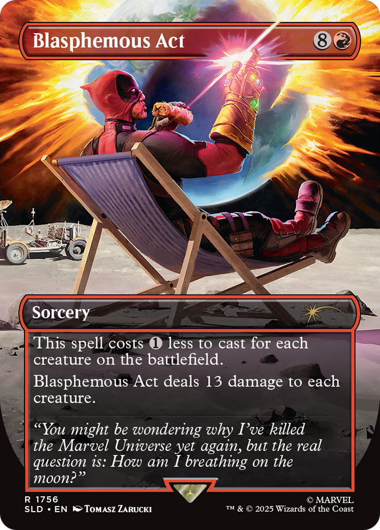 Blasphemous Act (1756) [Secret Lair Drop Series] | Card Merchant Takapuna