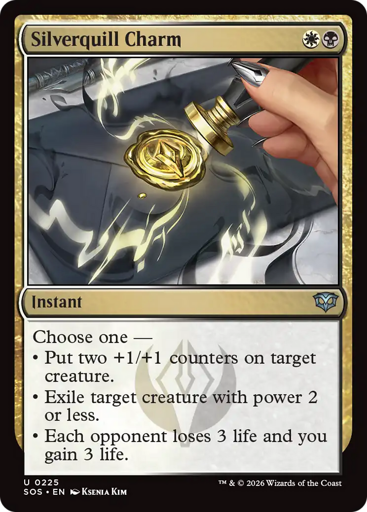 Silverquill Charm [Secrets of Strixhaven] | Card Merchant Takapuna