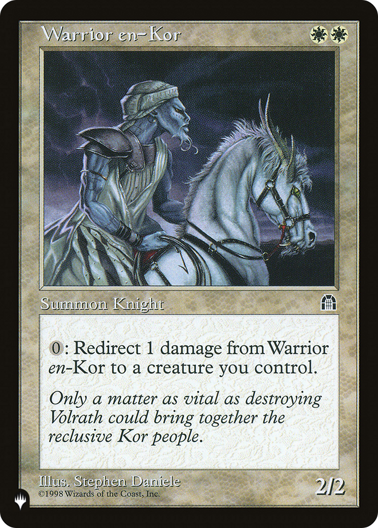 Warrior en-Kor [The List] | Card Merchant Takapuna